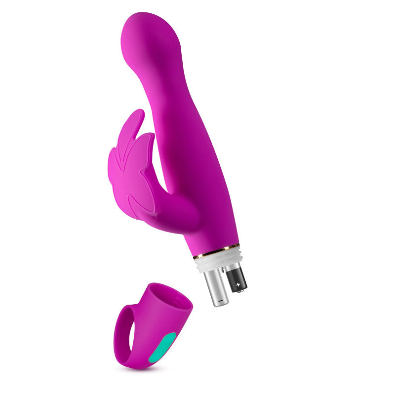 Aria Naughty AF - Plum 18.4 cm Butterfly Vibrator - BL-21801