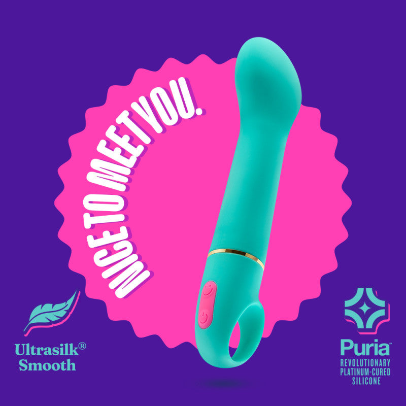 Aria Flirty AF - Teal 16.5 cm Vibrator - BL-21922