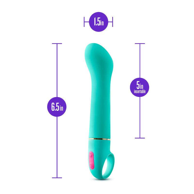 Aria Flirty AF - Teal 16.5 cm Vibrator - BL-21922