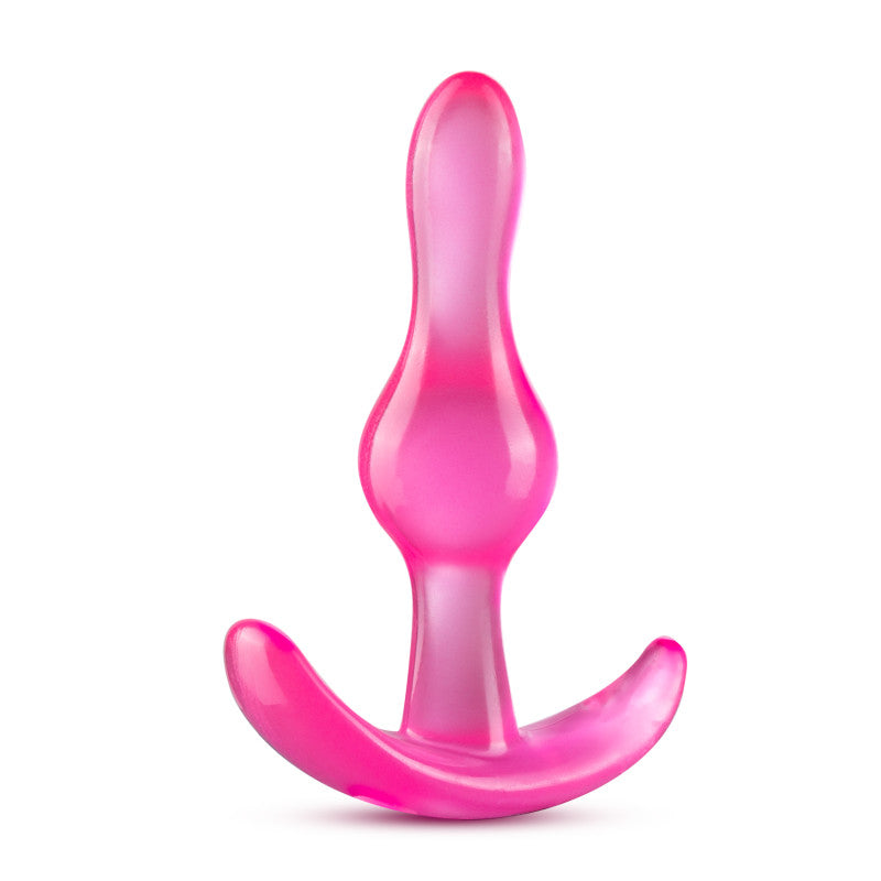 B Yours Curvy Anal Plug - Pink 8.9 cm Butt Plug - BL-24510