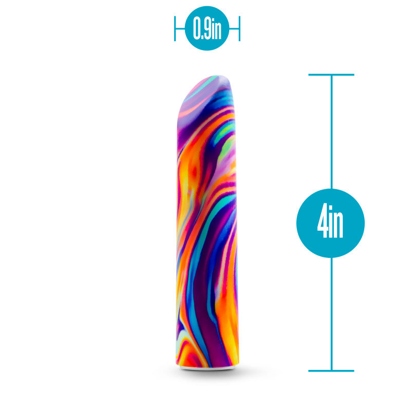 Limited Addiction Psyche - Power Vibe - Rainbow 10.2 cm USB Rechargeable Bulet - BL-27511
