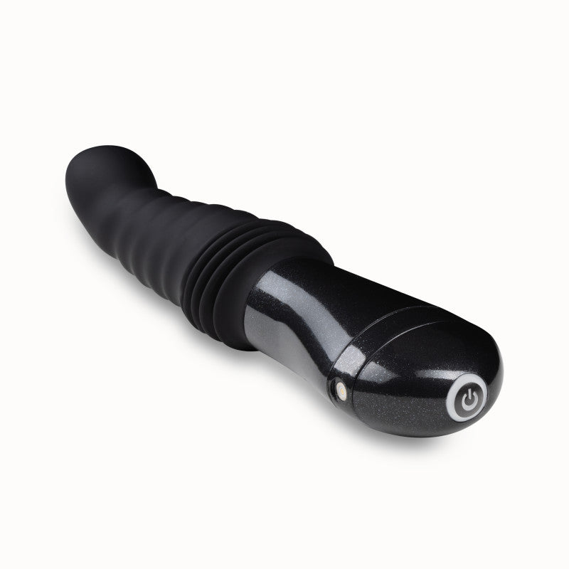 Temptasia Lazarus Thrusting Dildo - Black 25.4 cm USB Rechargeable Thrusting Dildo - BL-29985