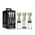 Temptasia Clit & Nipple Twist Suckers - Clear Suckers - Set of 3 - BL-39991