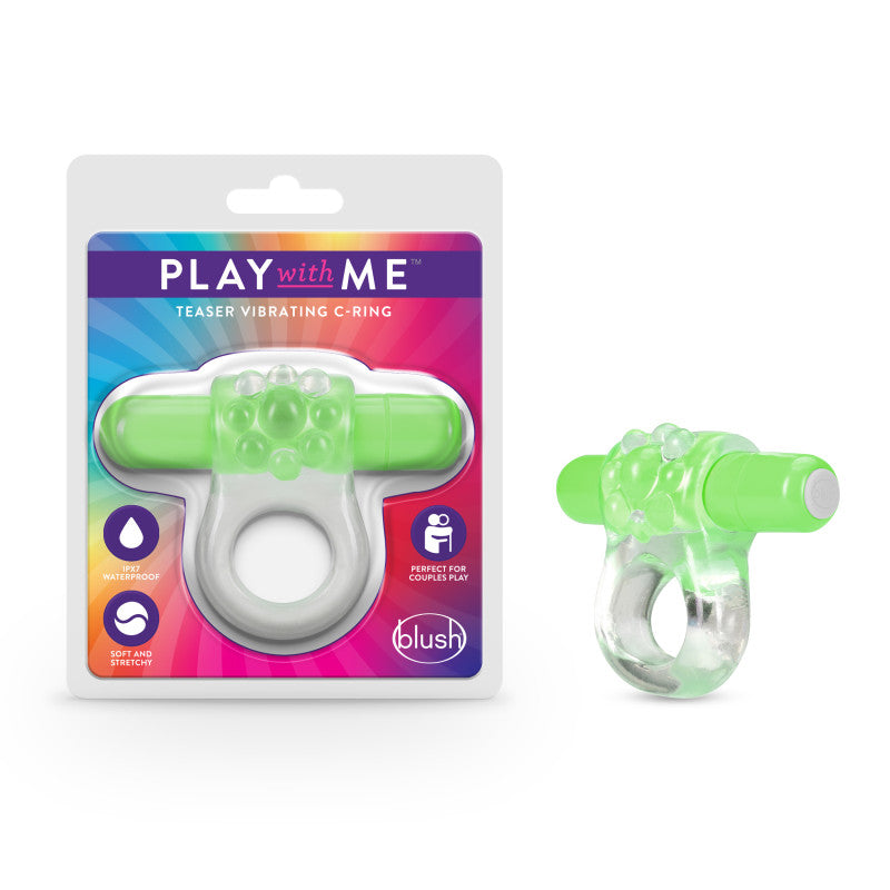 Play With Me Teaser Vibrating C-Ring - G - - BL-74122