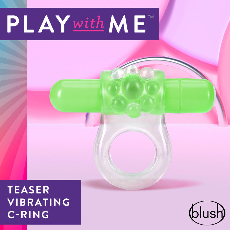 Play With Me Teaser Vibrating C-Ring - G - - BL-74122