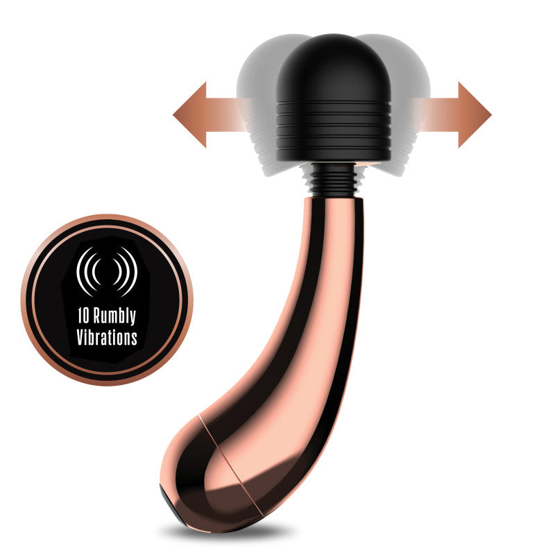 Lush Callie - Rose Gold USB Rechargeable Mini Massager Wand - BL-76333