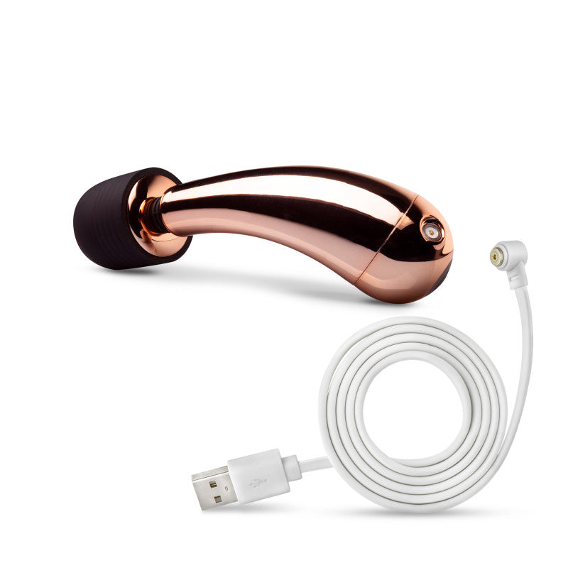 Lush Callie - Rose Gold USB Rechargeable Mini Massager Wand - BL-76333