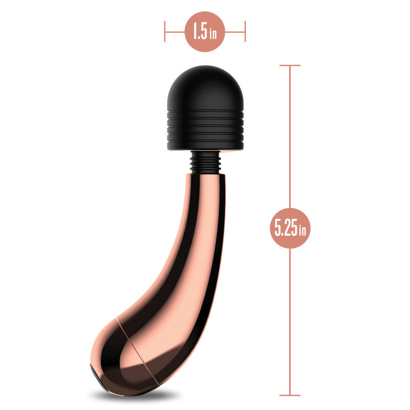 Lush Callie - Rose Gold USB Rechargeable Mini Massager Wand - BL-76333