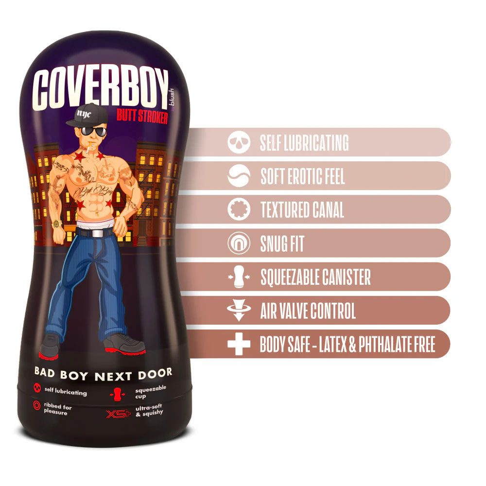 Coverboy Bad Boy Next Door - Flesh Male Ass Stroker - BL-84053
