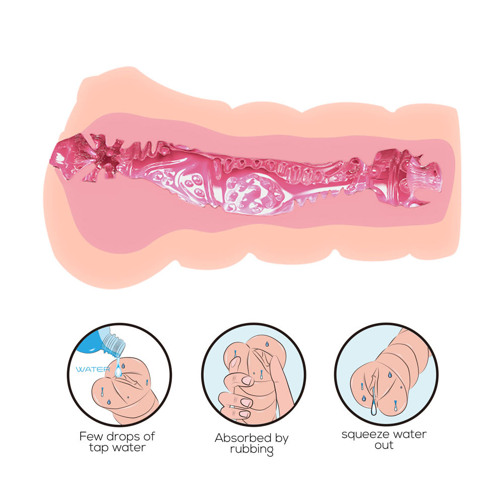 CRAZY BULL Vagina Stroker - Flesh Vagina Stroker - BM-009196K