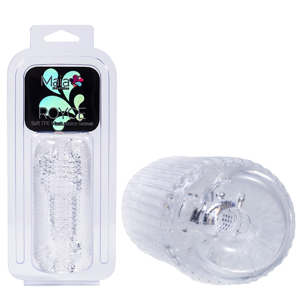 Maia ROYCE - Clear - Clear 12 cm Stroker - BO-23-001-CLR