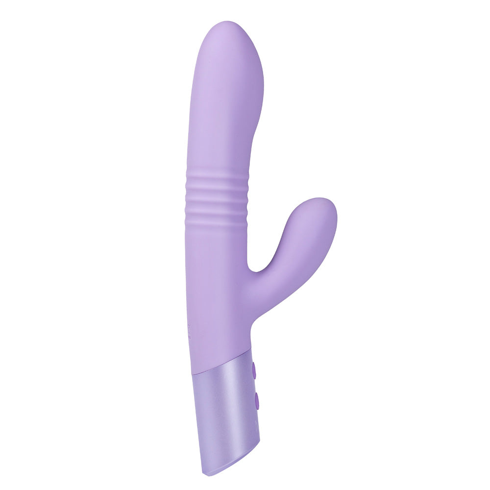 Maia AYLA - Lavender 24.4 cm USB Rechargeable Thrusting Rabbit Vibrator - BO-23-004