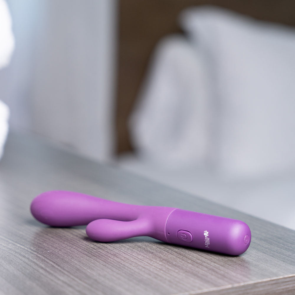 Maia RAYLA - Purple 17.8 cm USB Rechargeable Rabbit Vibrator - BO-23-009
