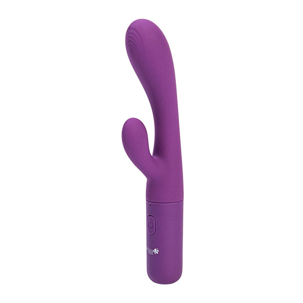 Maia RAYLA - Purple 17.8 cm USB Rechargeable Rabbit Vibrator - BO-23-009