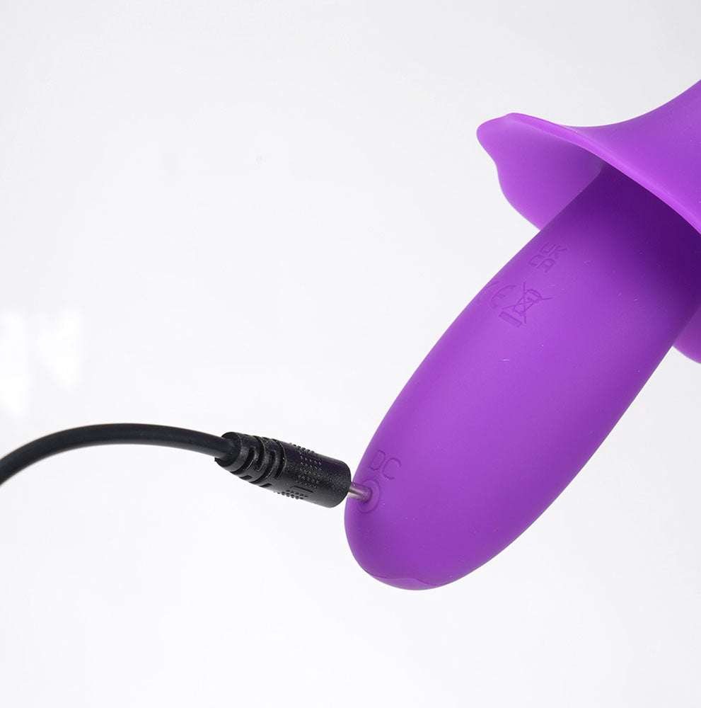 Maia SIENNA - Purple - Purple 15.2 cm USB Rechargeable Fluttering Bullet - BO-25-01-PURPLE