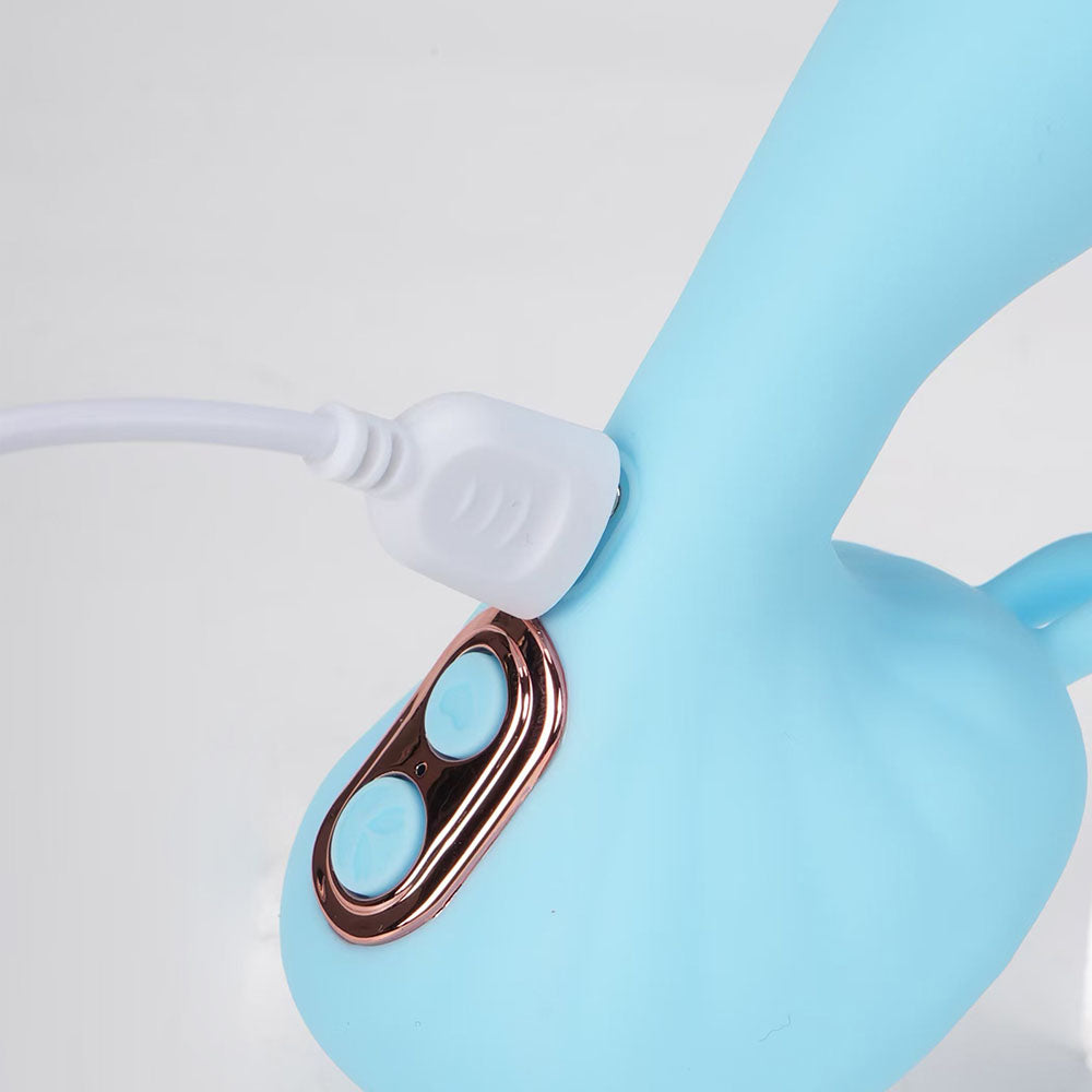 Maia AVERI - Blue - Blue USB Rechargeable Vibrator - BO-25-02-BLUE