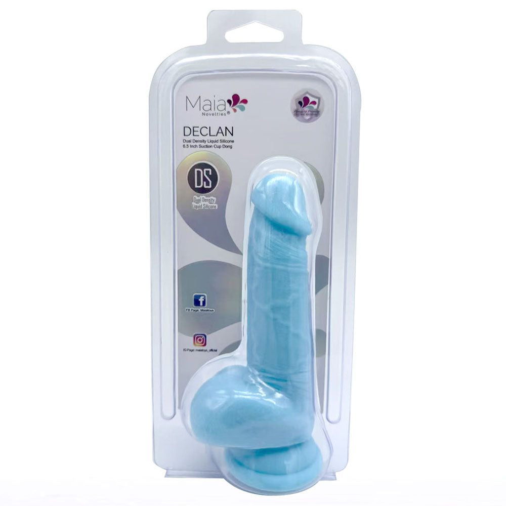 Maia DECLAN - Blue - Blue 16.5 cm Dual Density Dong - BO-25-11-BLUE