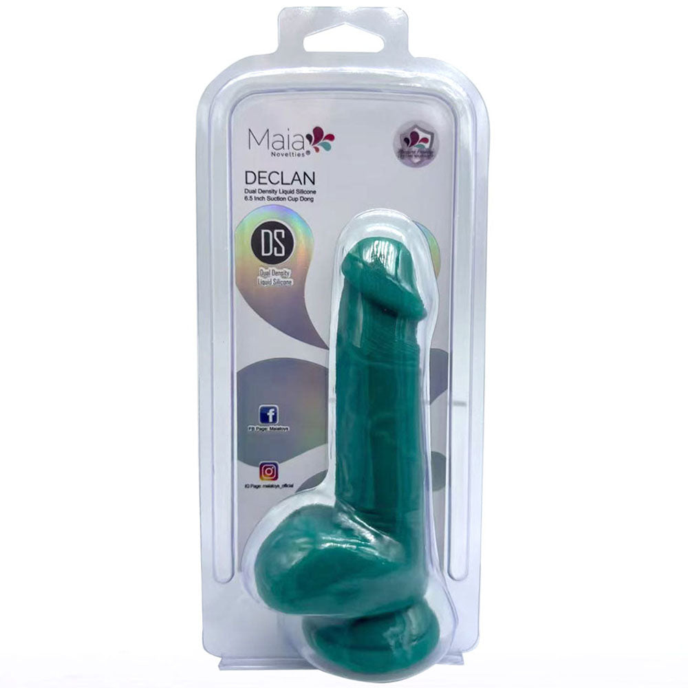 Maia DECLAN - Green - Green 16.5 cm Dual Density Dong - BO-25-11-GREEN