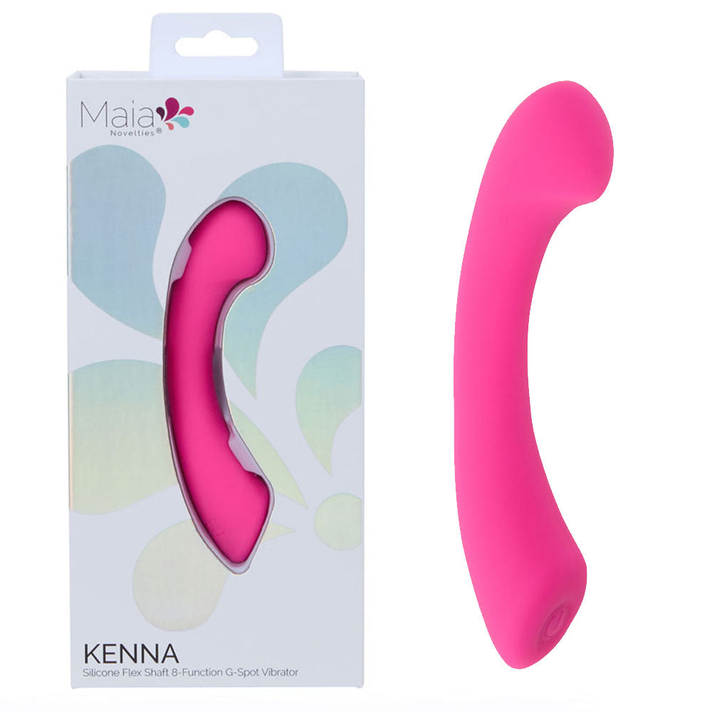 Maia KENNA - Pink - Pink 12.7 cm USB Rechargeable Vibrator - BO-25-12-PINK