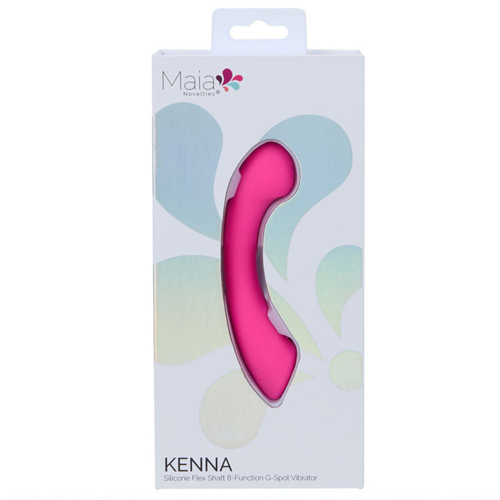 Maia KENNA - Pink - Pink 12.7 cm USB Rechargeable Vibrator - BO-25-12-PINK