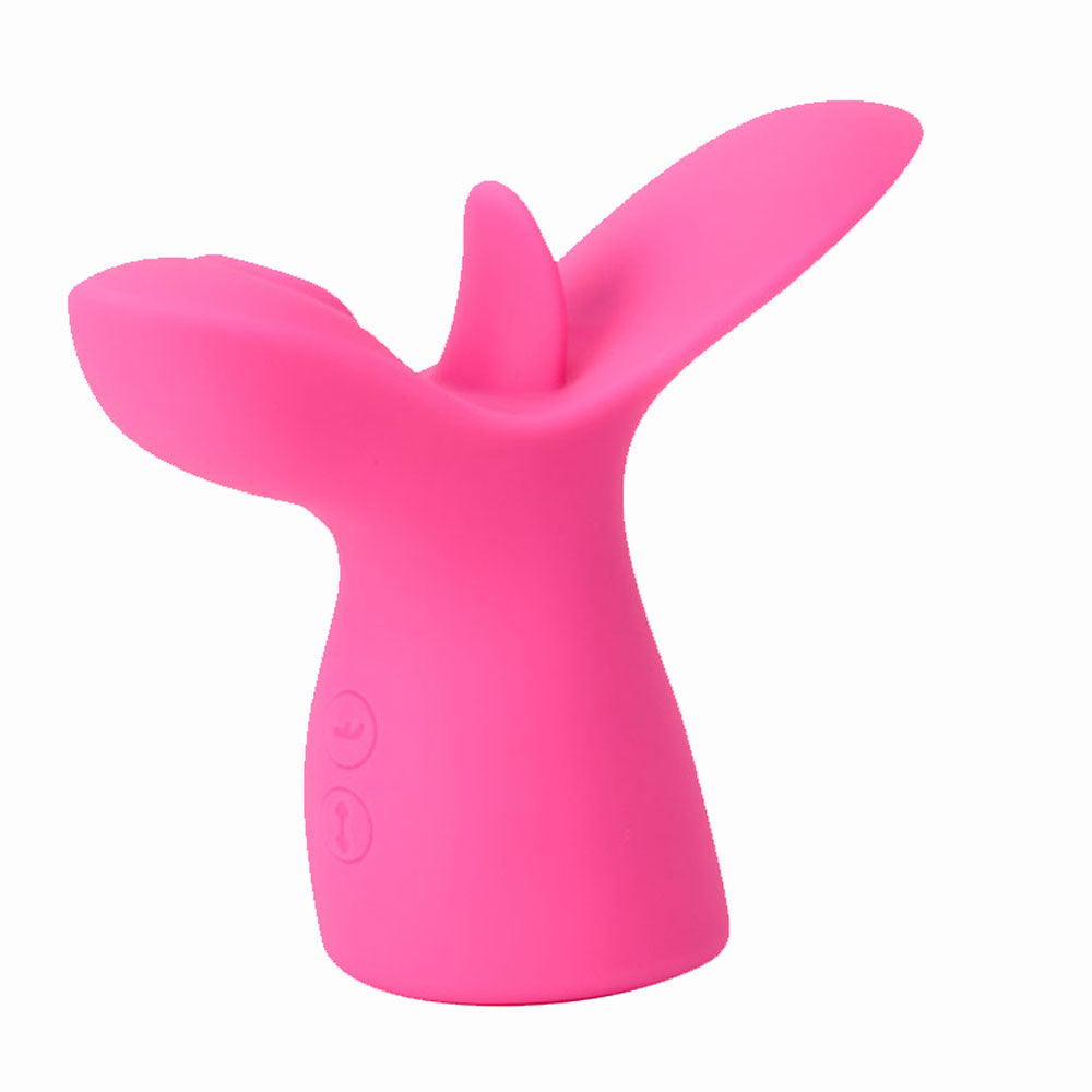 Maia OASIS - Pink - Pink USB Rechargeable Dual Motor Licking & Thumping Stimulator - BO-25-16-PINK