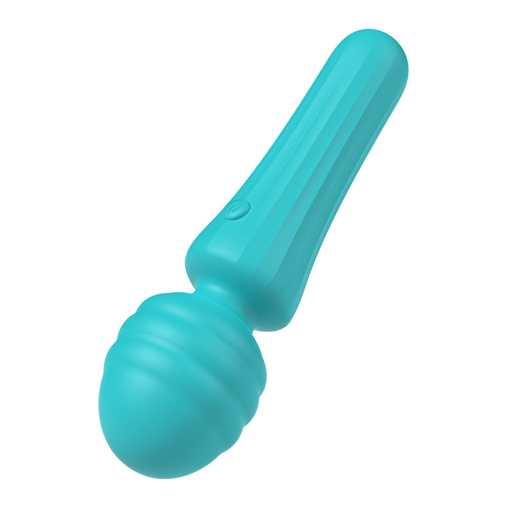 Party Up DUUNA - Teal - Teal 16.9 cm USB Rechargeable Massage Wand - BP-W00003-1