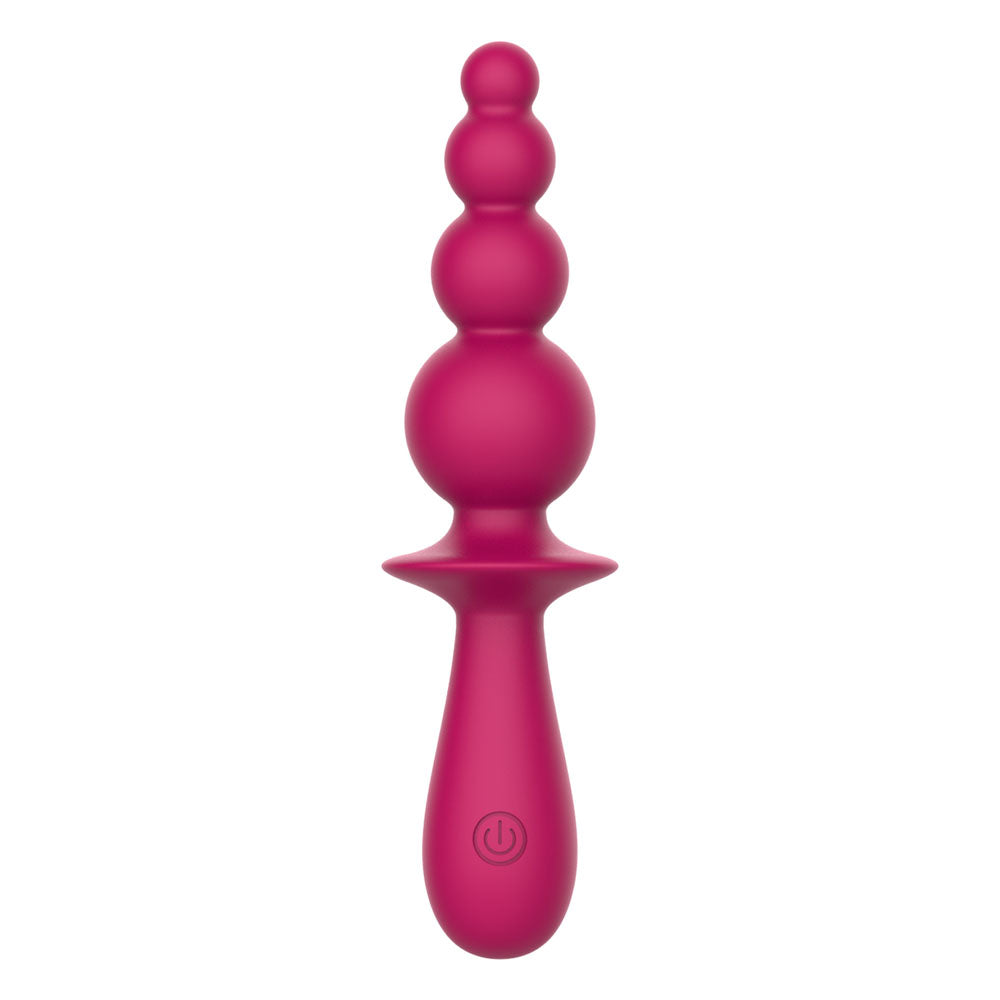 Party Up EVAJANE - Pink - Pink 17.1 cm USB Rechargeable Beaded Vibrator - BP-W00004
