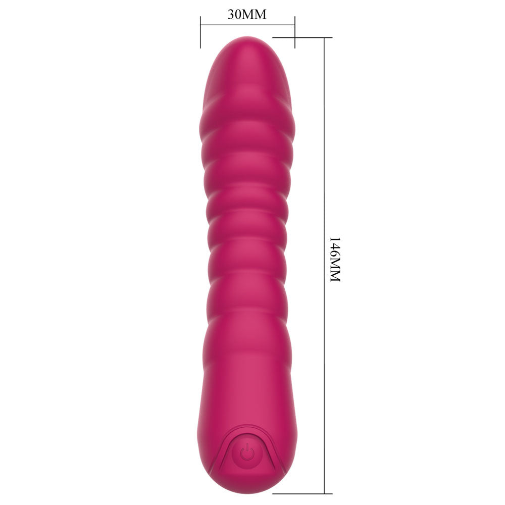 Party Up JAYLEI - Pink - Pink 14.6 cm USB Rechargeable Vibrator - BP-W00005
