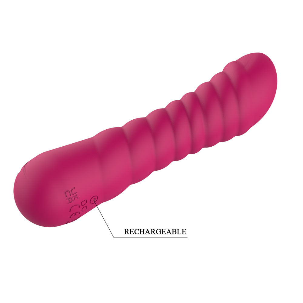 Party Up JAYLEI - Pink - Pink 14.6 cm USB Rechargeable Vibrator - BP-W00005