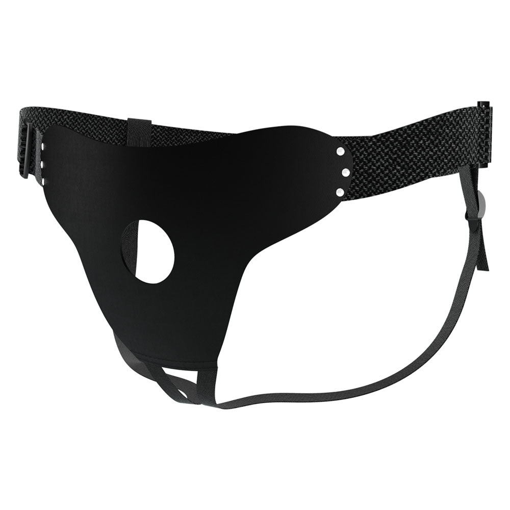 Party Up NICK Strap-On Harness - Black Adjustable Strap-On Harness (No Probe Included) - BW-022097-PU