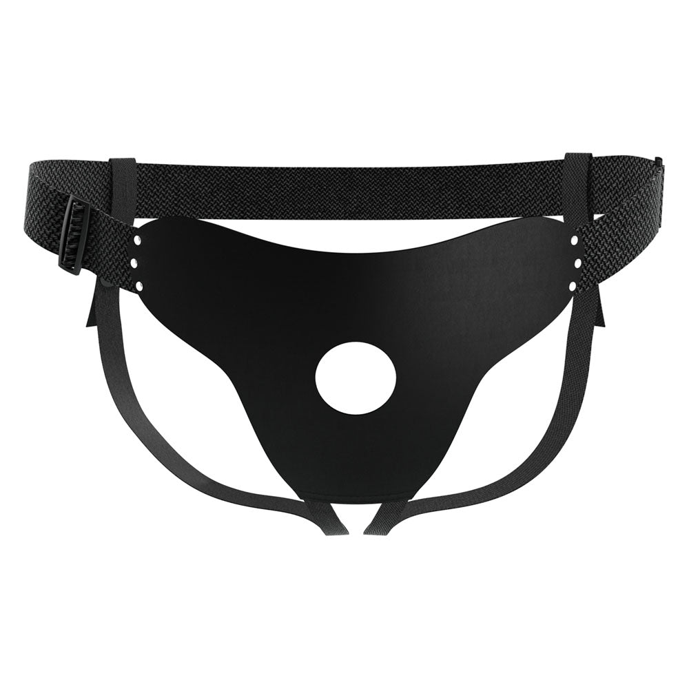 Party Up NICK Strap-On Harness - Black Adjustable Strap-On Harness (No Probe Included) - BW-022097-PU