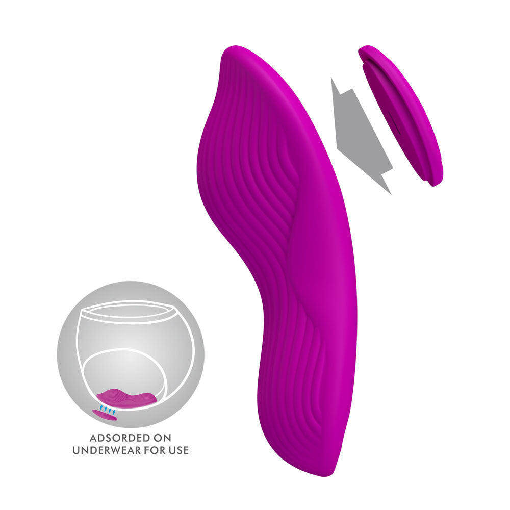 Party Up MICHAEL Panty Vibe - Pink - Pink USB Rechargeable Panty Vibrator with Wireless Remote Control - BW-022100W-PU