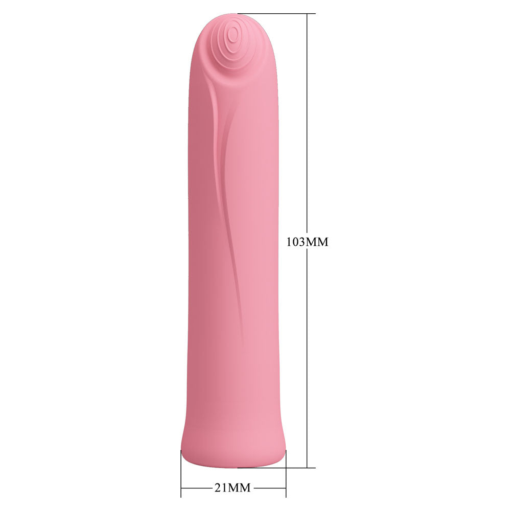 Party Up EDISON Bullet - Pink - Pink 10.3 cm USB Rechargeable Bullet - BW-500008-1-PU