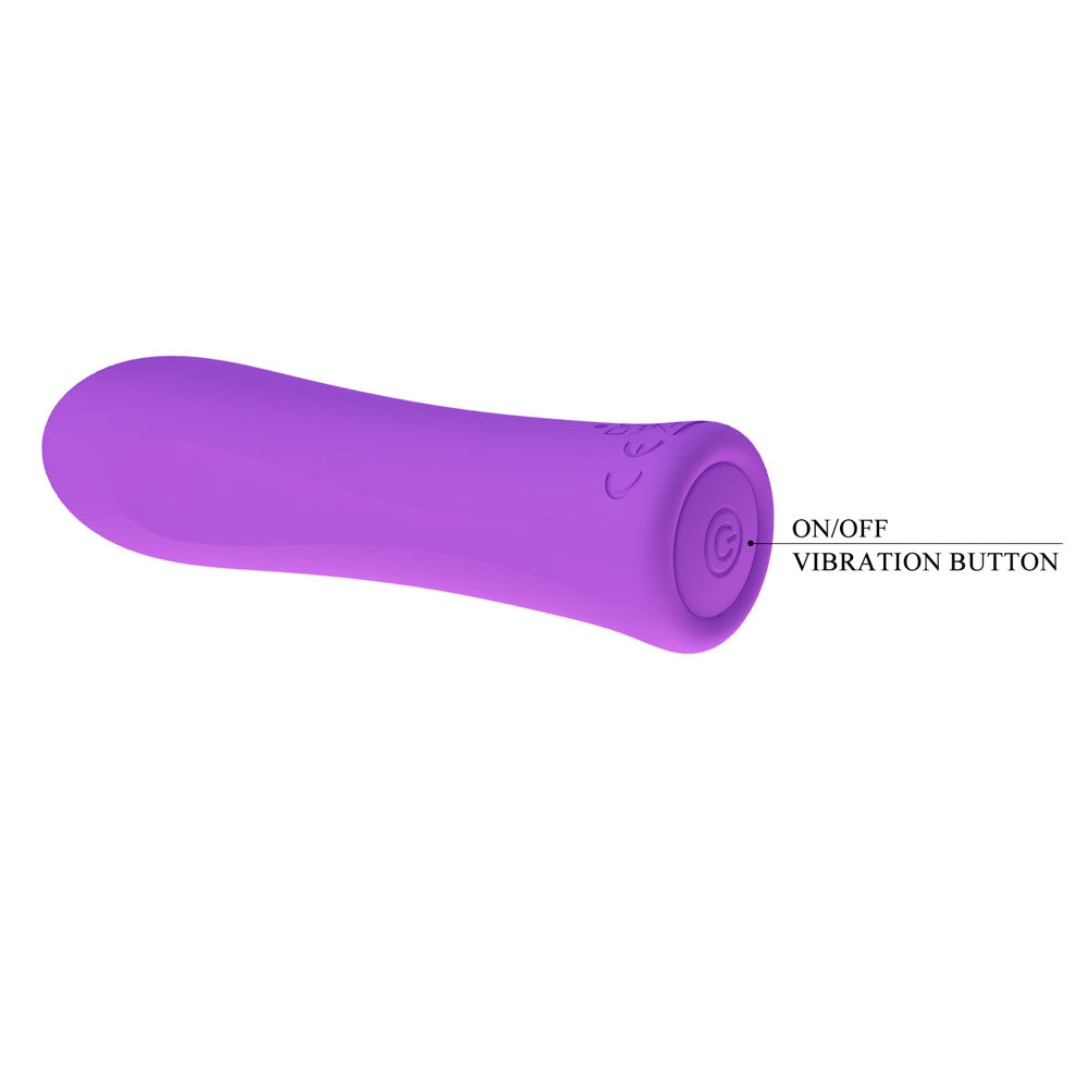 Party Up GARY Bullet - Purple - Purple 10.2 cm USB Rechargeable Bullet - BW-500018-2-PU
