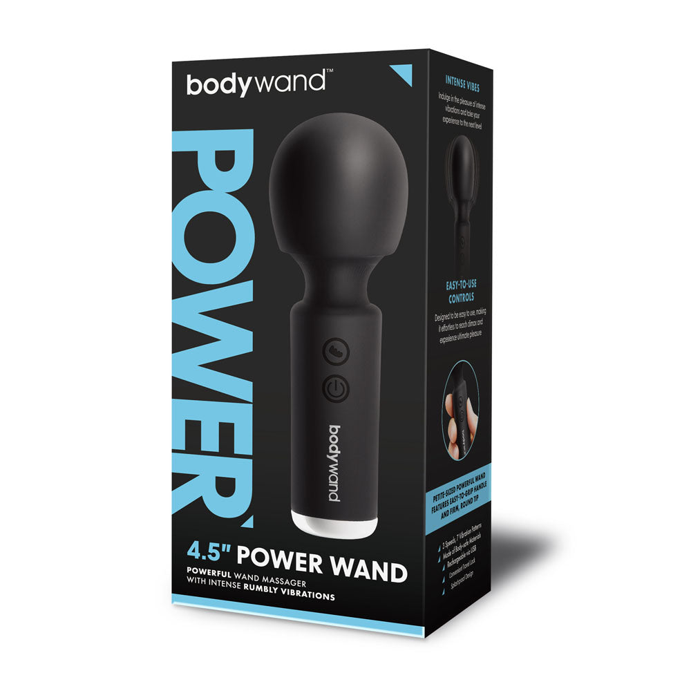 Bodywand 4.5'' Power Wand - Black 11.4 cm USB Rechargeable Massager Wand - BW178