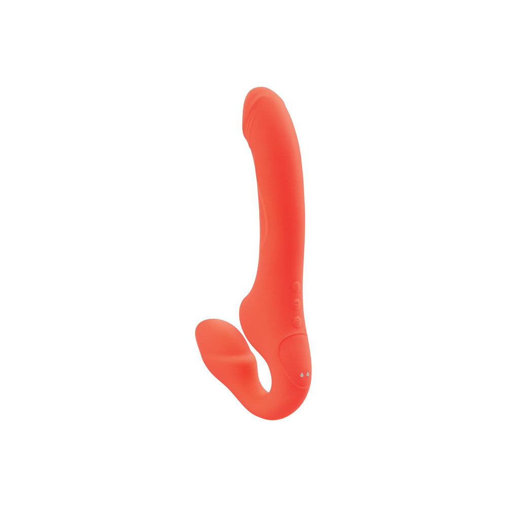 Bodywand ID Access Strapless Strap-On - Orange 15.2 cm USB Rechargeable Strapless Strap-On - BW223