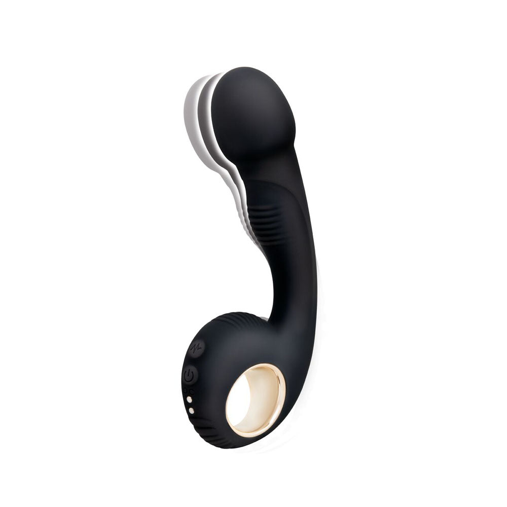 Bodywand G-Play Vibrating Squirt Trainer - Black 17 cm USB Rechargeable Vibrator - BW804