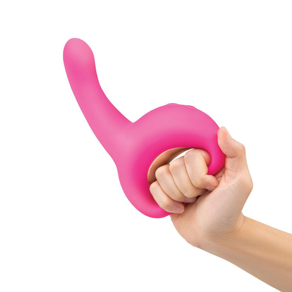 Bodywand G-Play Ultimate Come Hither Squirt Master - Pink 19 cm USB Rechargeable Vibrator - BW806