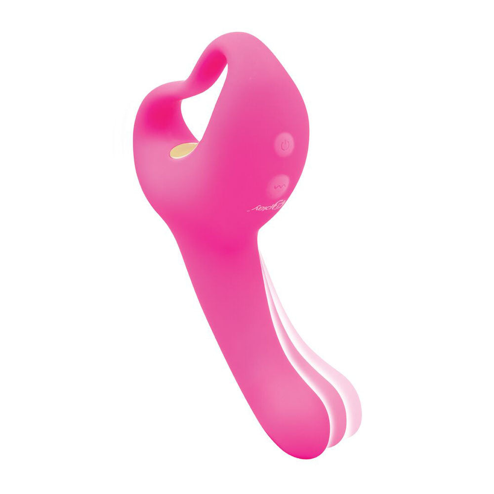 Bodywand G-Play Ultimate Come Hither Squirt Master - Pink 19 cm USB Rechargeable Vibrator - BW806