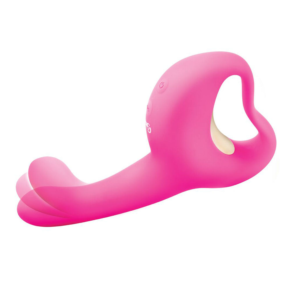 Bodywand G-Play Ultimate Come Hither Squirt Master - Pink 19 cm USB Rechargeable Vibrator - BW806
