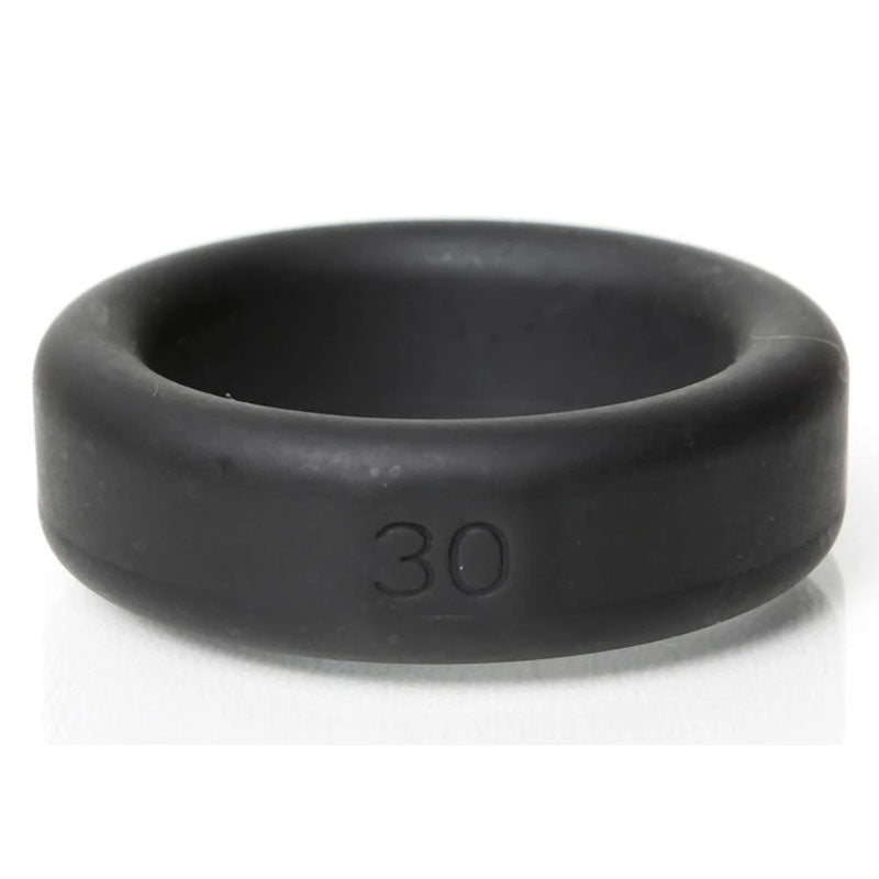 Boneyard Silicone Ring 5 Pcs Kit - Black Cock Rings - Set of 5 Sizes - BY0100