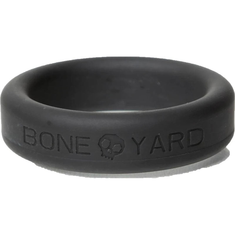 Boneyard Silicone Ring 35mm - Black 35 mm Cock Ring - BY0135