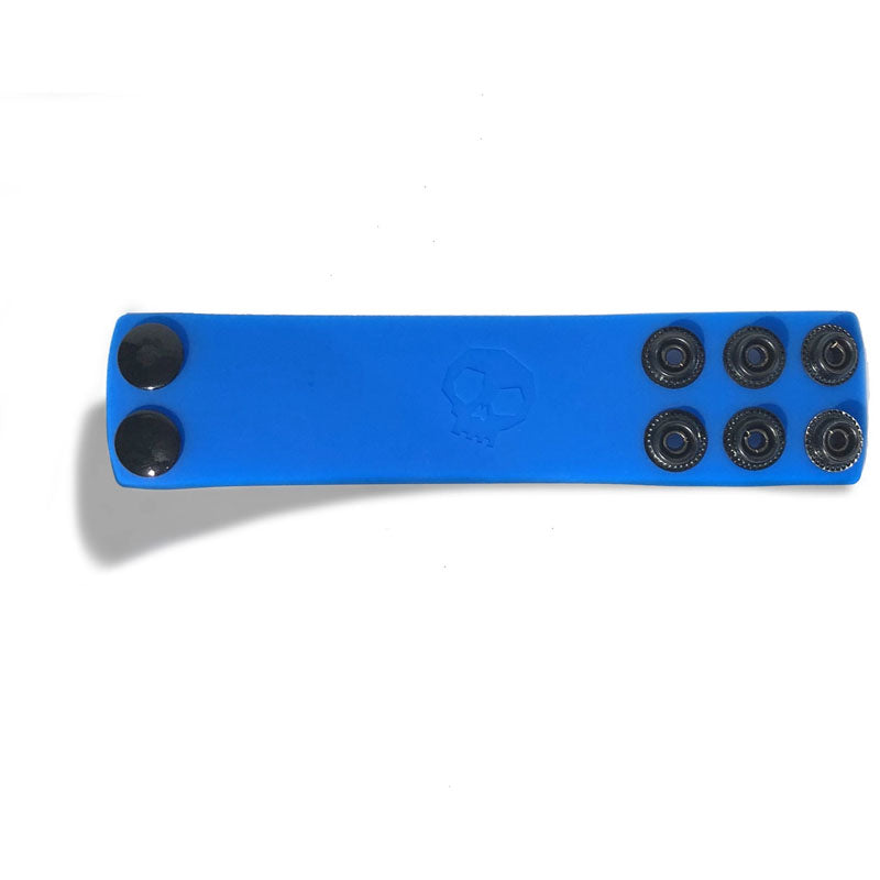 Boneyard Silicone Ball Strap Blue - Blue 3-Snap 4 cm Adjustable Ball Stretcher Ring - BY0318