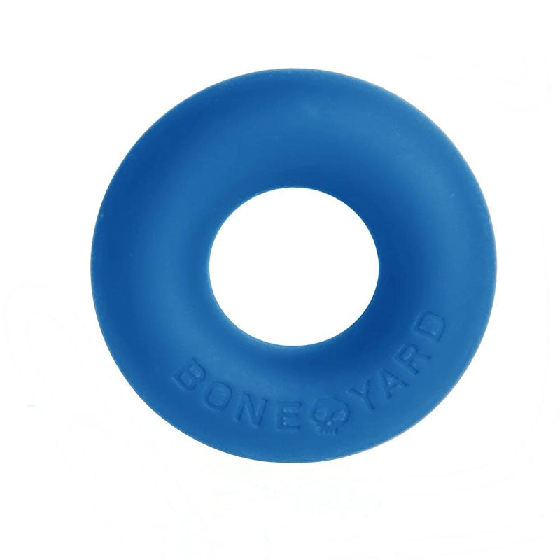 Boneyard Ultimate Silicone Cock Ring Blue - Blue 50mm Cock Ring - BY0452
