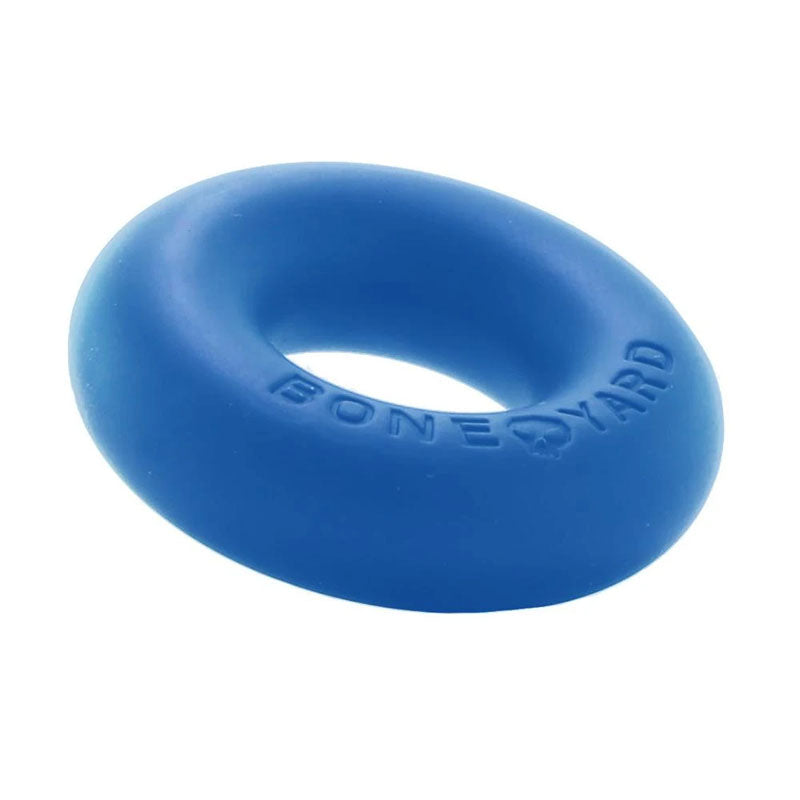 Boneyard Ultimate Silicone Cock Ring Blue - Blue 50mm Cock Ring - BY0452