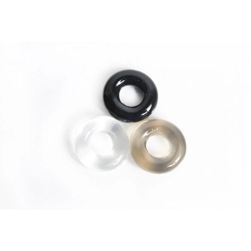 Boneyard Triple Play Cock Rings - 3 Pack - BY10000