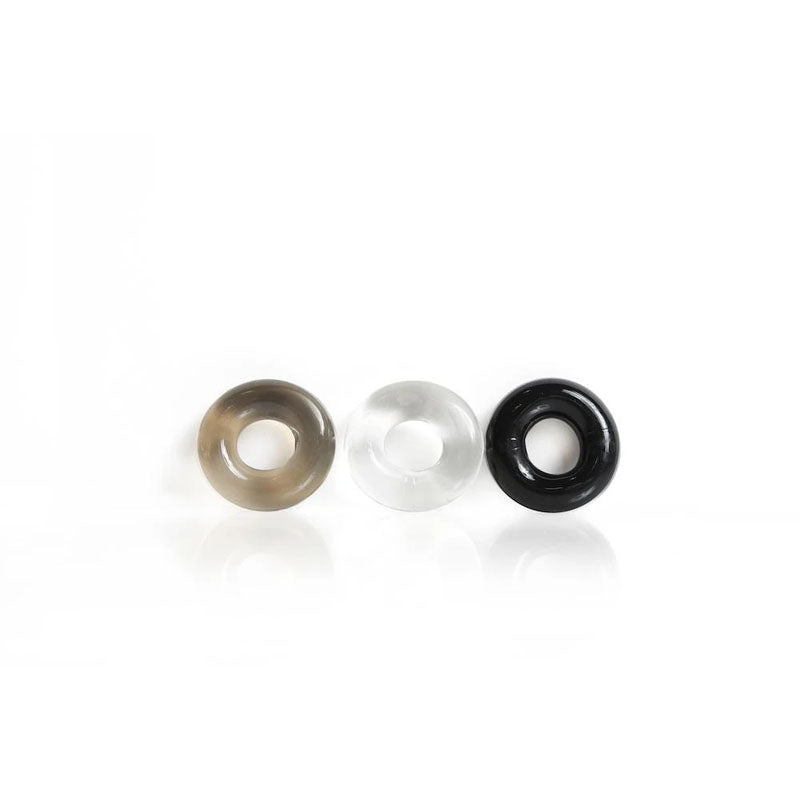 Boneyard Triple Play Cock Rings - 3 Pack - BY10000