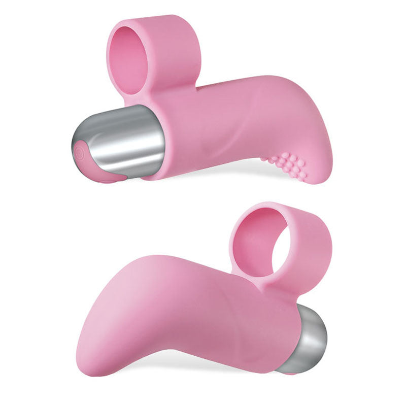 Adam & Eve Silicone Rechargeable Finger Vibe - Pink USB Rechargeable Finger Stimulator - C221 6200