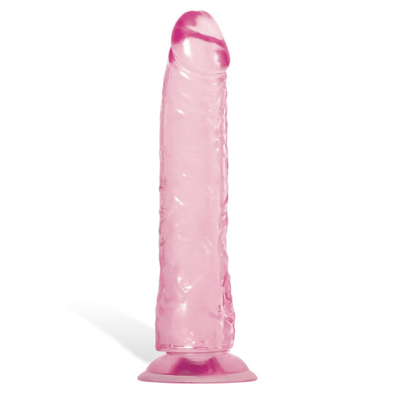Adam & Eve Pink Jelly Realistic Dildo - Pink 21 cm (8'') Dong - C249 6200
