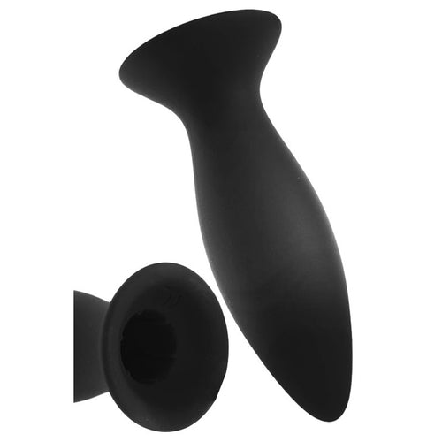 Adam & Eve Rechargeable Vibrating Anal Trainer Kit - Black Butt Plugs with USB Rechargeable Bullet - C278 8000